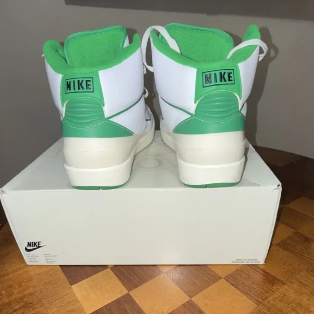 Size 14 - Air Jordan 2 Retro Lucky Green DR8884-103 White Sail 2023 OG Box